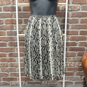 Snake Print Jones New York Skirt Sz 8